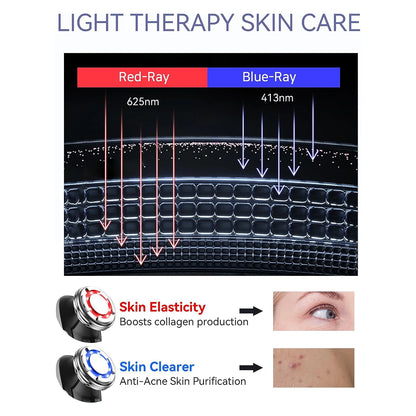 RadiantWave: Sonic LED Light Therapy & EMS Facial Rejuvenator