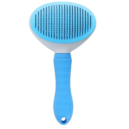 EasyGroom: Self-Cleaning Pet Brush for Cats & Dogs