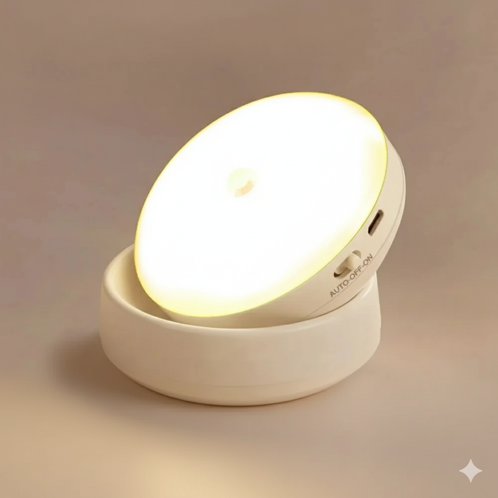 LED Motion Sensor Night Light USB Rechargeable