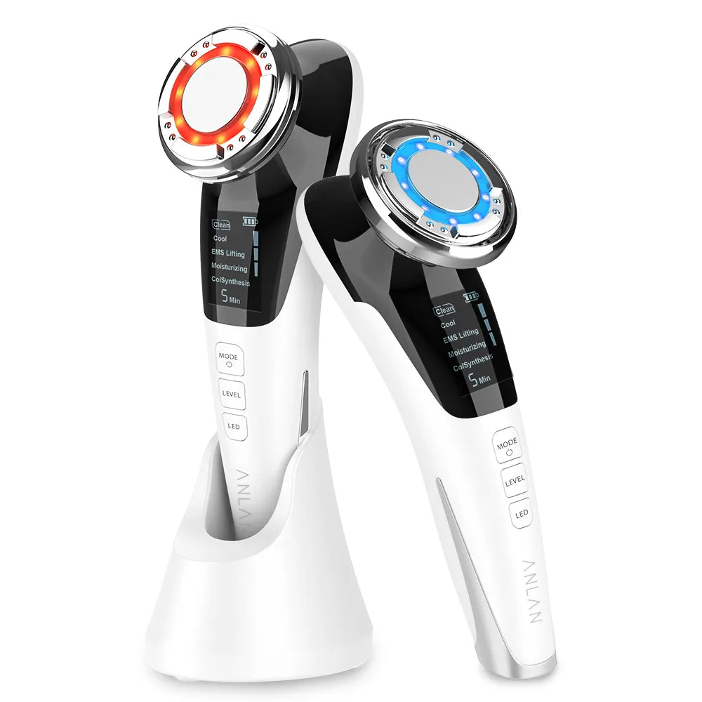 RadiantWave: Sonic LED Light Therapy & EMS Facial Rejuvenator