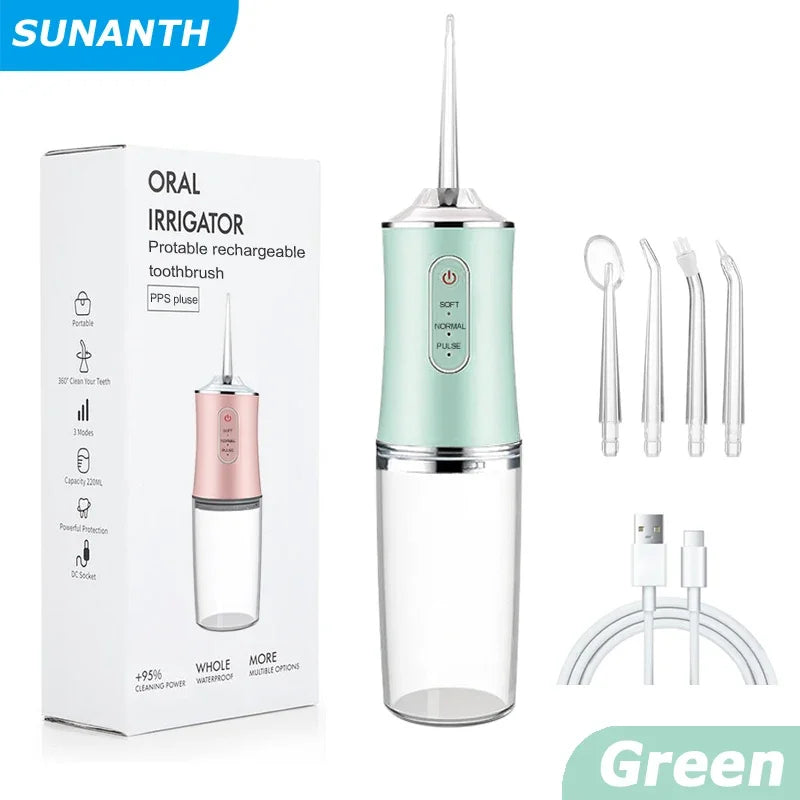 Portable Water Flosser – USB Rechargeable Oral Irrigator