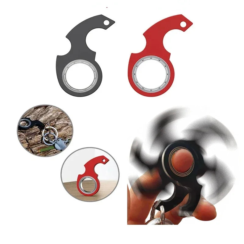 Fidget Spinner Keychain – Anti-Stress EDC Bottle Opener