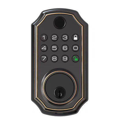 Tuya Smart Door Lock – Fingerprint & Keypad Deadbolt
