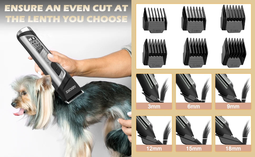 P3 Professional Dog Hair Clippers for Grooming Electronic