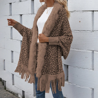 Animal Print Poncho Roma