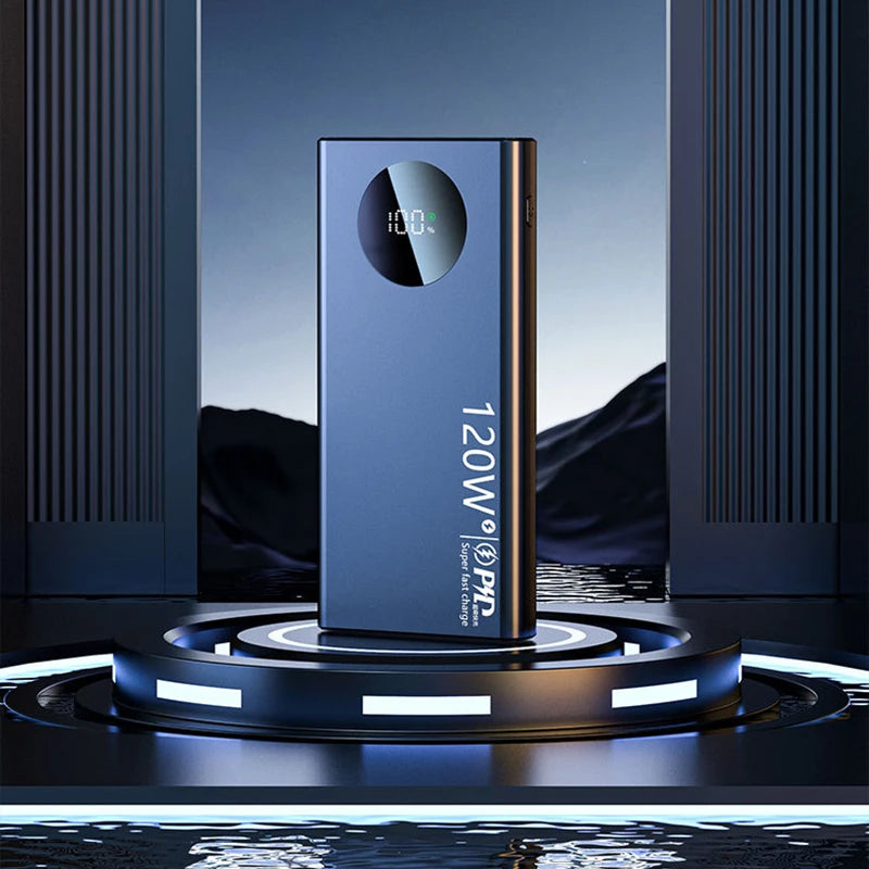 Super Fast Charging Power Bank – 120W 50000mAh Capacity