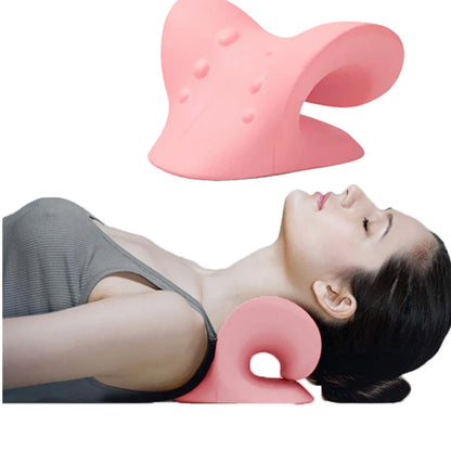 Cervical Neck Relaxer – Spine Stretch & Massage Pillow