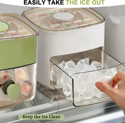 Reusable Ice Cube Maker – Easy Ice Storage Box
