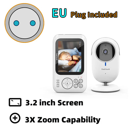Smart Baby Monitor – See, Hear & Track Temperature Easily
