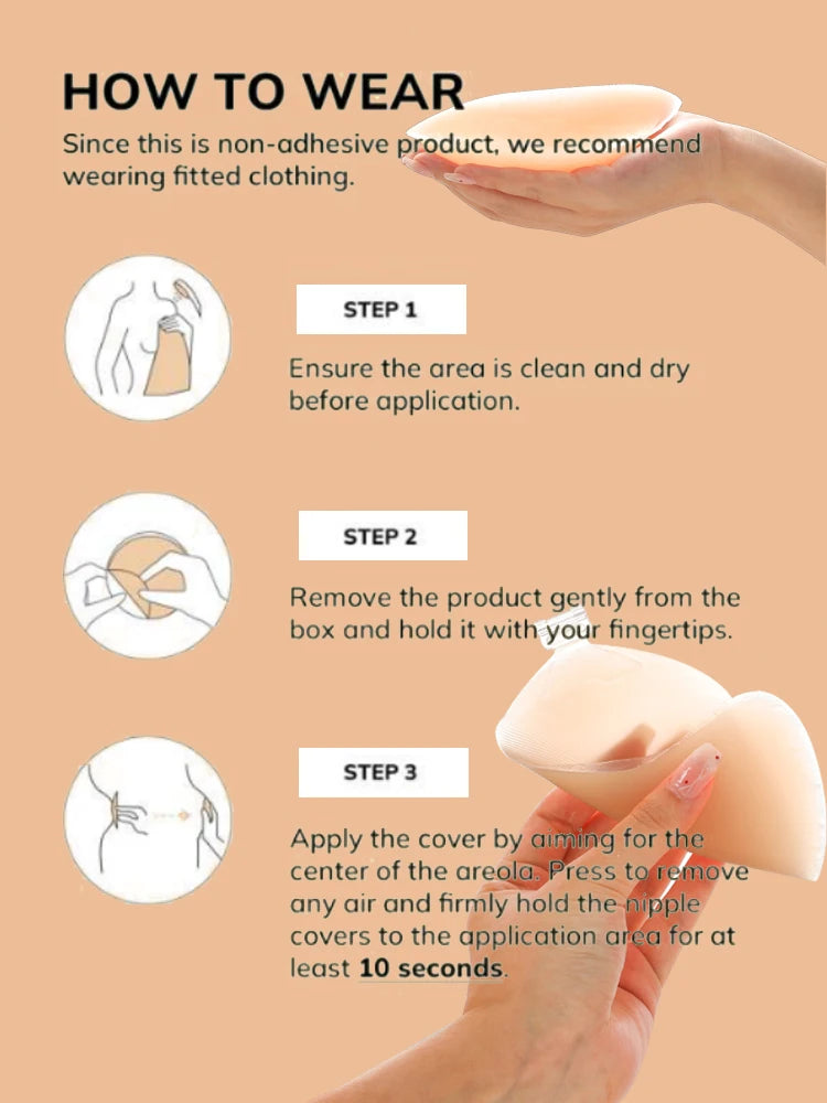 Invisible Adhesive Bra – Reusable Lift Pad for Women