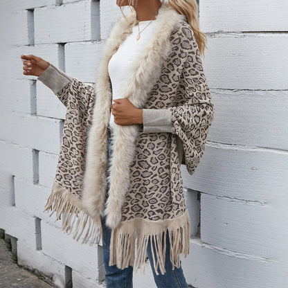 Animal Print Poncho Roma