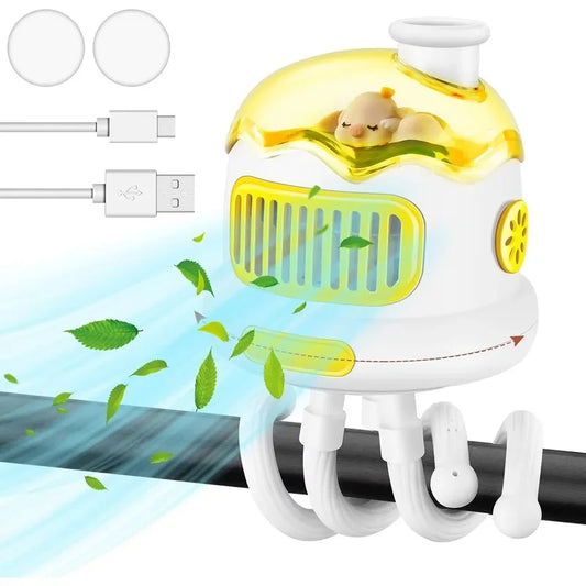 Rechargeable Baby Fan – Cool Comfort on the Go