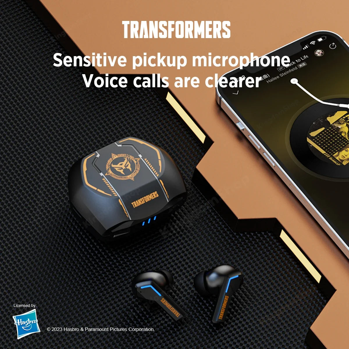 Wireless TF-T06 Gaming Earbuds with Dual Mode & Mic