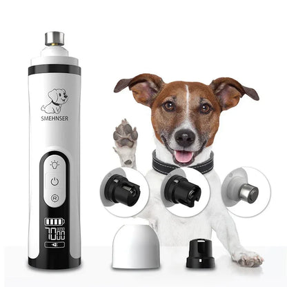 PawGroom Elite : Broyeur à griffes rechargeable pour animaux de compagnie