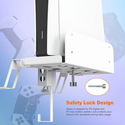 Soporte de pared multifuncional para controladores y auriculares 