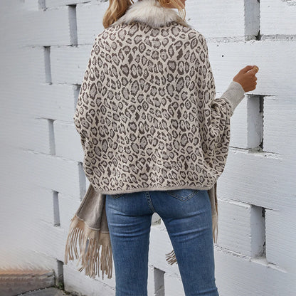 Animal Print Poncho Roma