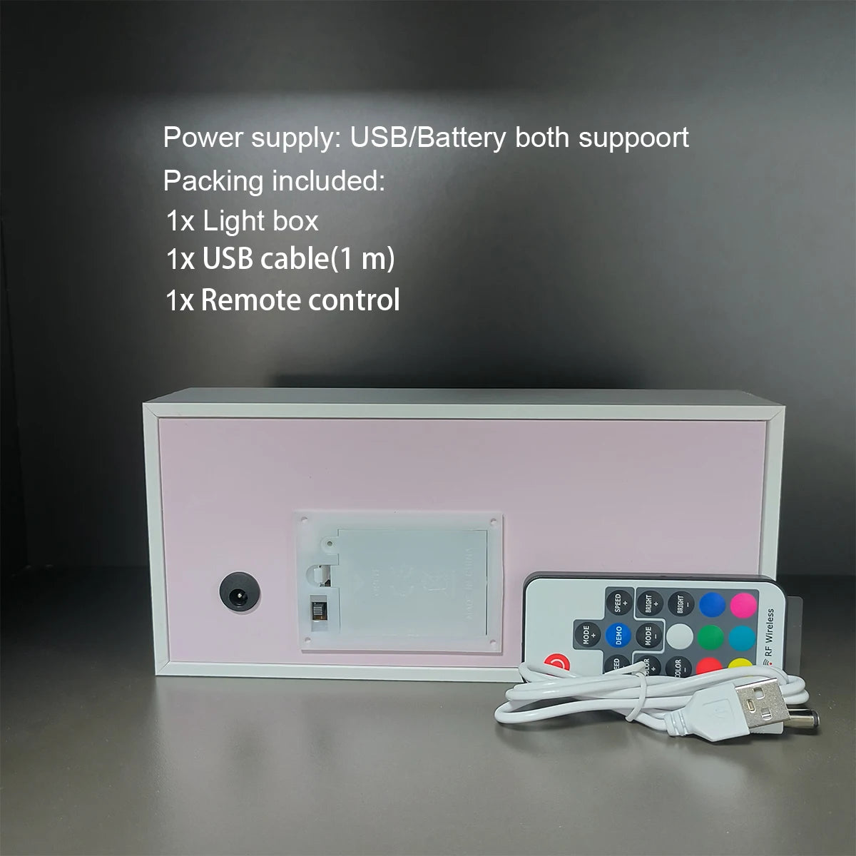 3D LED Anime Lamp USB Rechargeable Night Light