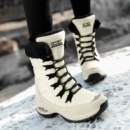 Botas de nieve con plataforma impermeables 