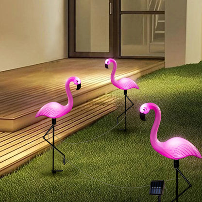 Solar Flamingo Garden Light Waterproof Outdoor