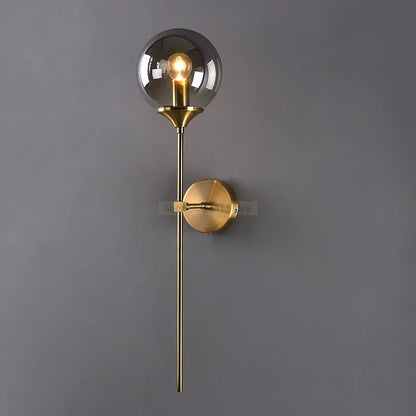 Elegant Glass Wall Sconce – Nordic Light for Bedroom Decor