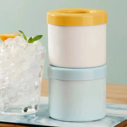 Portable Silicone Ice Bucket – Make Perfect Ice Cubes