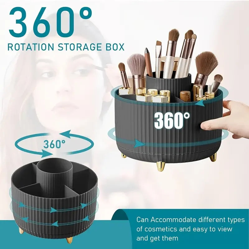 Rotating Makeup Holder – Elegant Storage for Cosmetics