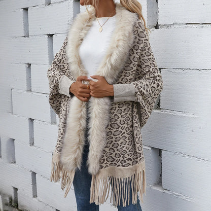 Animal Print Poncho Roma