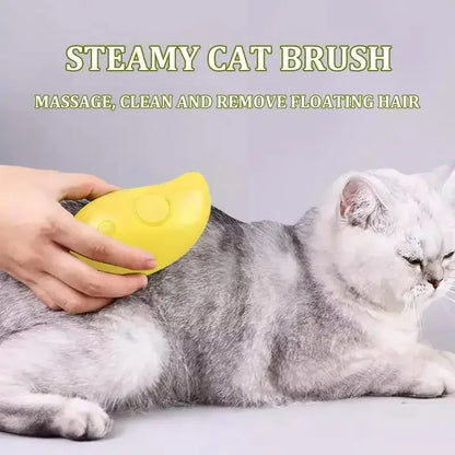 Brosse à vapeur pour chat et chien, pulvérisateur électrique pour massage, outil de toilettage pour animaux de compagnie, perte de poils, sprays électriques 3 en 1, peignes de massage