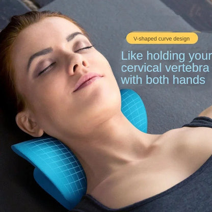 Cervical Neck Relaxer – Spine Stretch & Massage Pillow