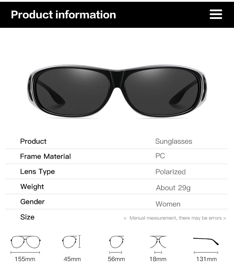 Polarized Unisex Glasses With Night Vision