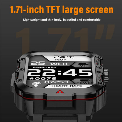 Smartwatch LED Flashlight Bluetooth Fitness Tracker