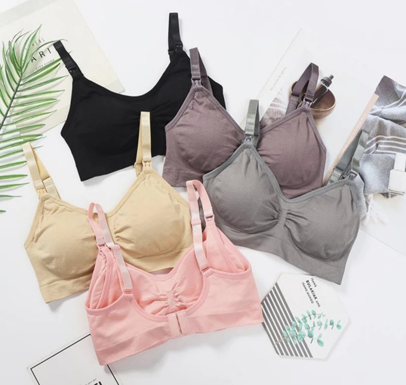 Breathable Seamless Cotton Bra – Soft Daily Comfort