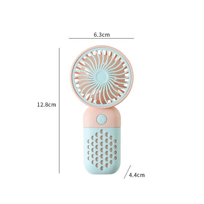 Portable USB Mini Fan – Rechargeable Handheld Cooler