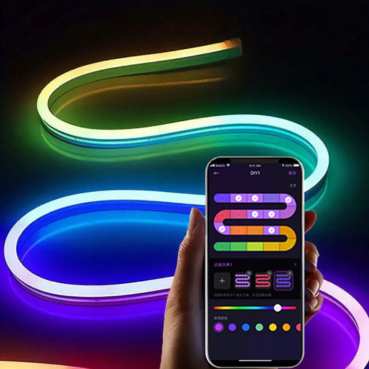 RGB Neon LED Strip Lights – Music Sync APP Room Decor