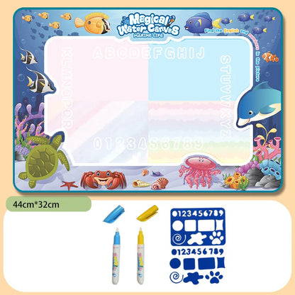 Magic Water Drawing Mat Reusable Painting Board for Kids
