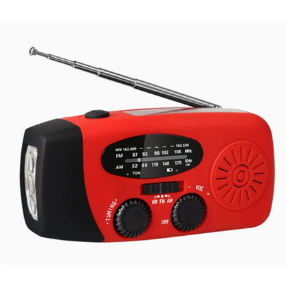 Multifunctional Emergency Radio – LED Light and Power Bank