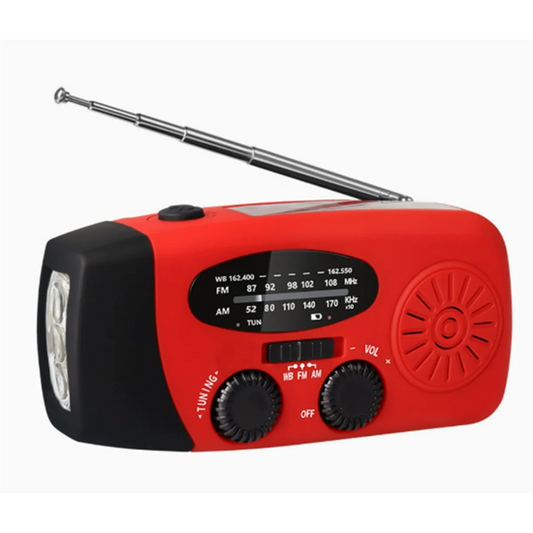 Multifunctional Emergency Radio – LED Light and Power Bank