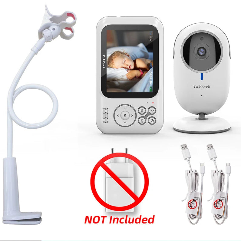 Smart Baby Monitor – See, Hear & Track Temperature Easily