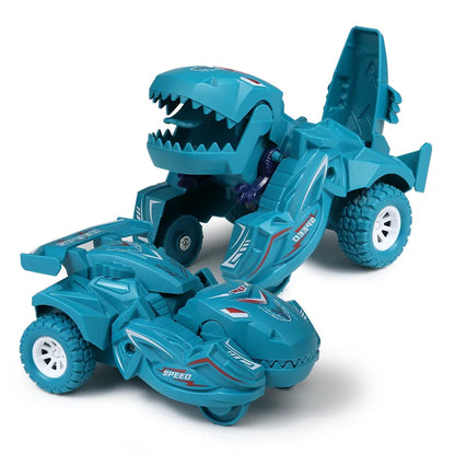 Automatic Transform Dinosaur Car Gift for Boys