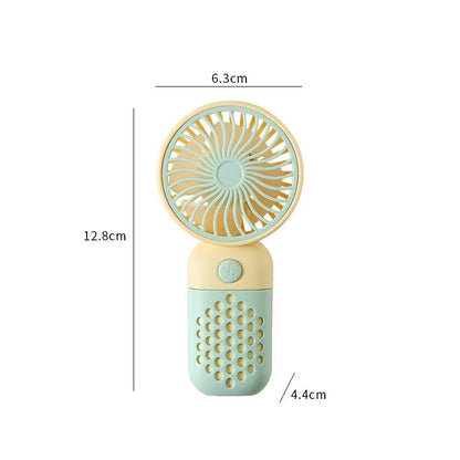 Portable USB Mini Fan – Rechargeable Handheld Cooler