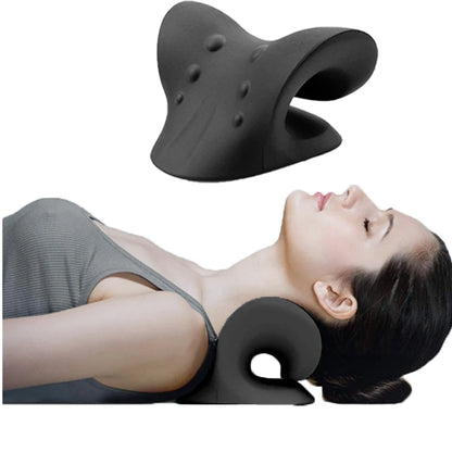 Cervical Neck Relaxer – Spine Stretch & Massage Pillow