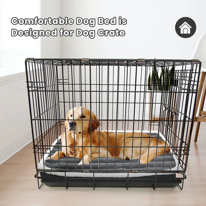 Benepaw Comfort Crate: tapete ortopédico lavable para cama para perros