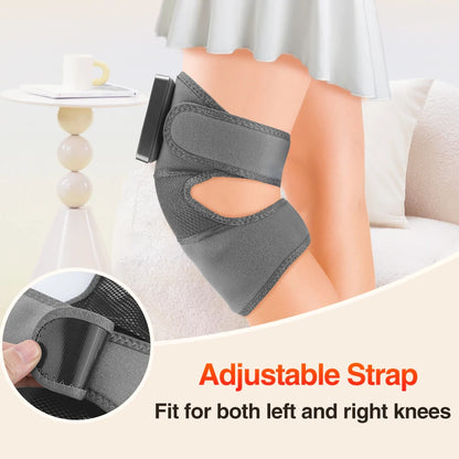 Electric Heated Knee Massager – Vibration Pain Relief Pad