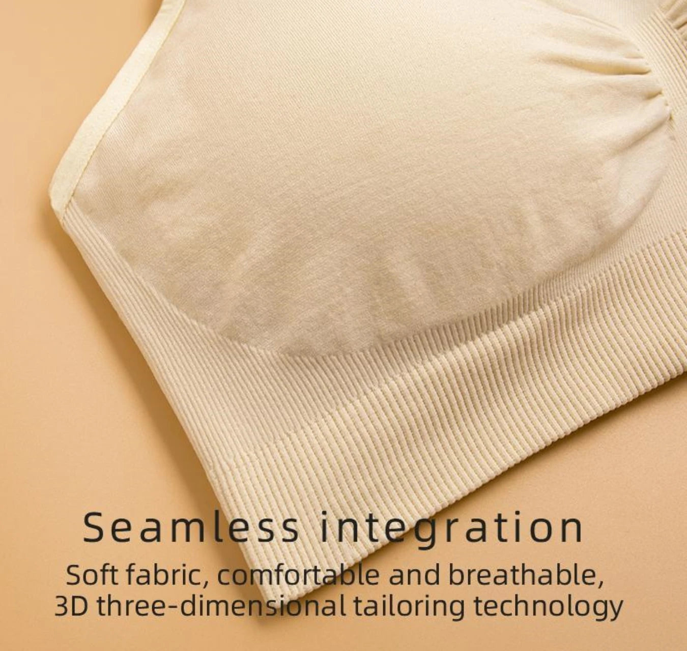 Breathable Seamless Cotton Bra – Soft Daily Comfort