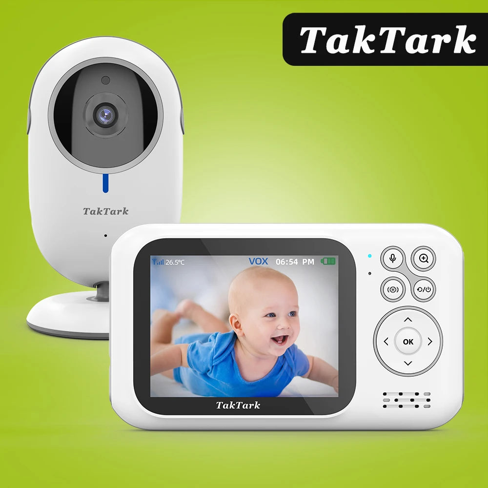 Smart Baby Monitor – See, Hear & Track Temperature Easily