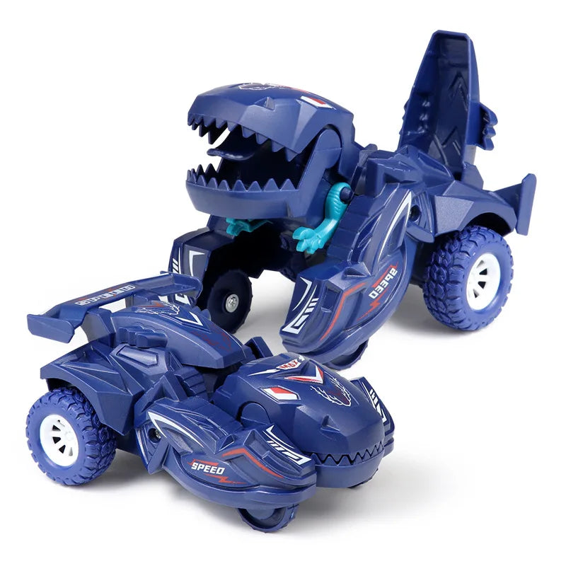 Automatic Transform Dinosaur Car Gift for Boys
