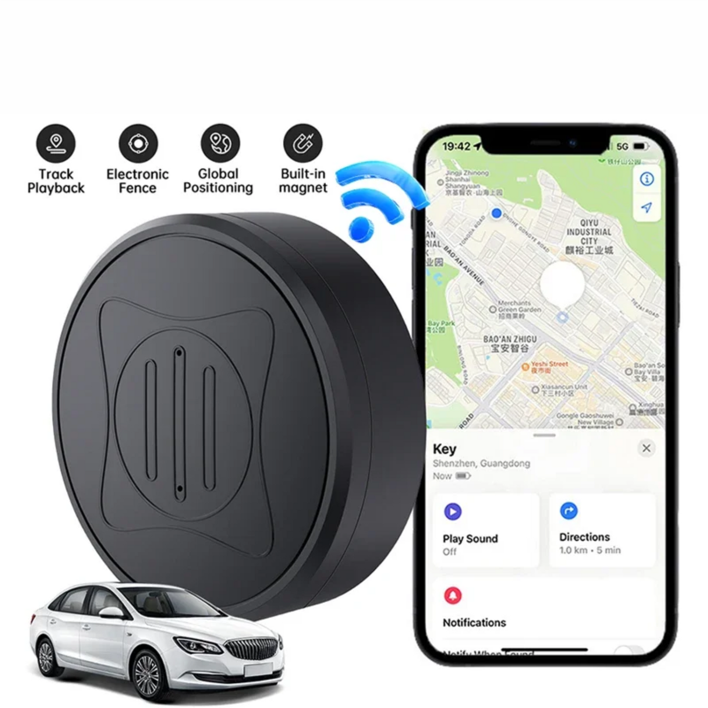 Xiaomi GPS Tracker – Smart Magnetic Anti-Lost Locator