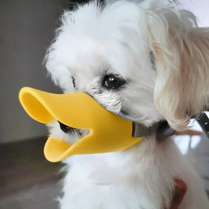 Funny Duckbill Silicone Dog Muzzle – Soft Pet Mouth Guard for Barking and Biting Prevention