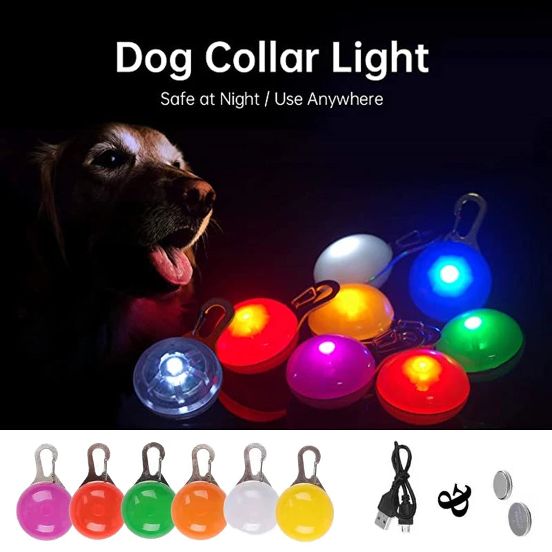 Lámpara colgante LED con collar para mascotas